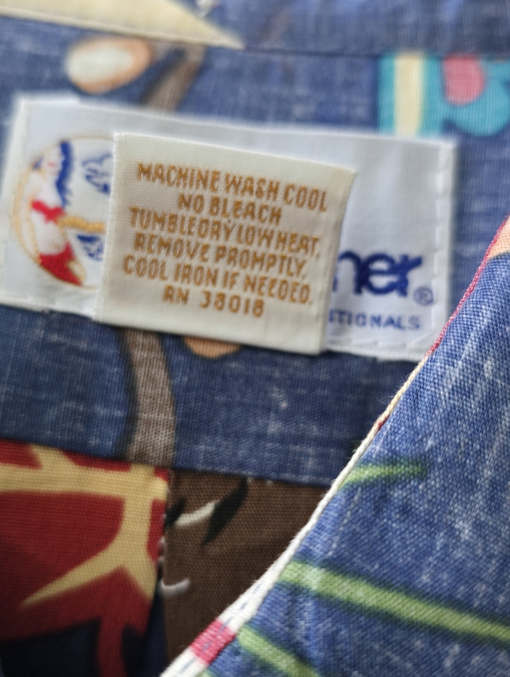 Reyn Spooner Hawaiian Shirt Native Tribal Surf Print Cotton Large - Picture 6 of 7